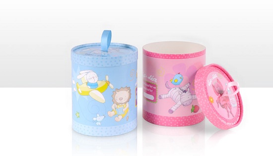 retail gift box, round box